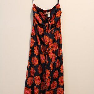 Beach Maxi, Floral Pattern
